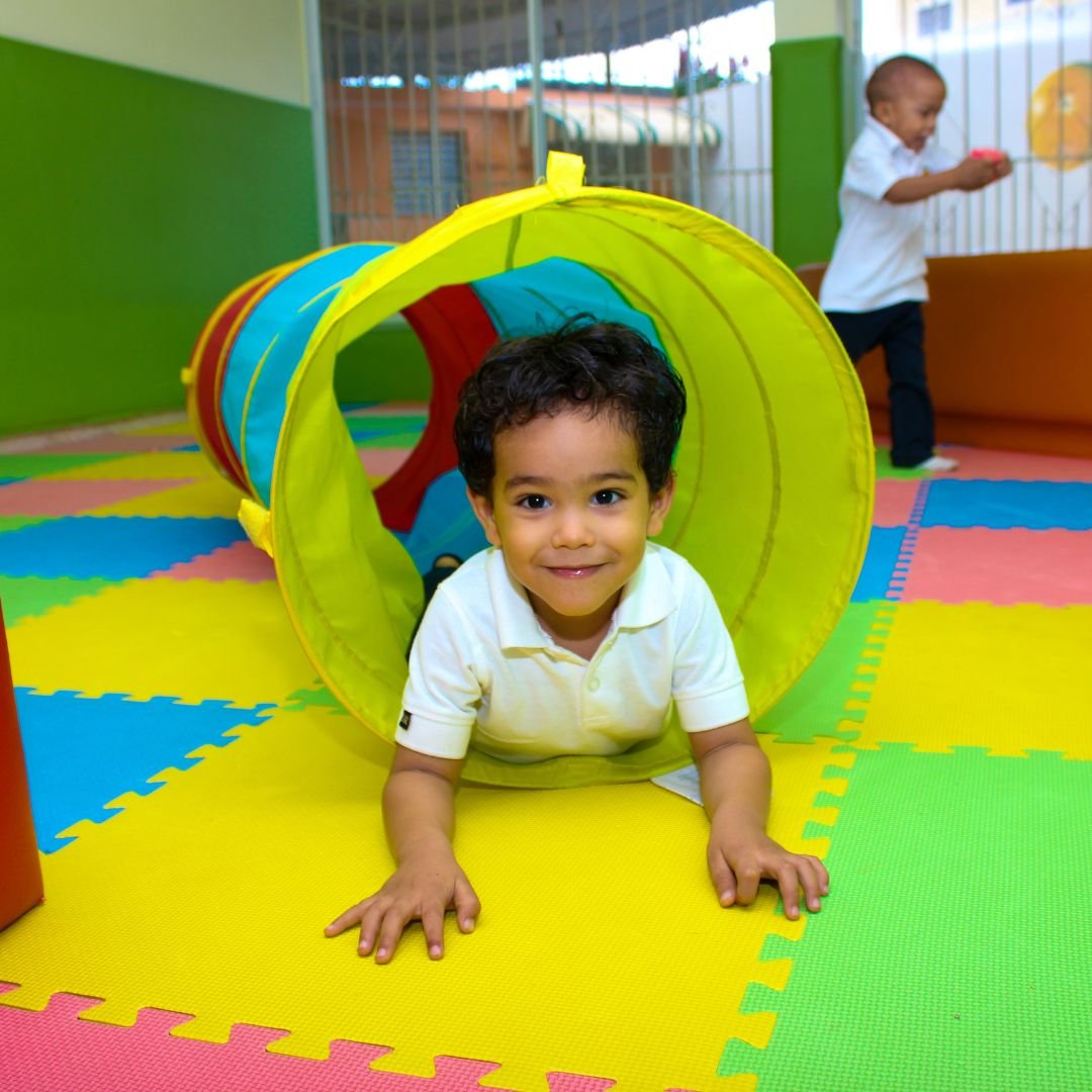 Boy Enjoy in School